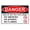 Warning Sign 6, variant on Reward For Information Leading To Arrest & Conviction - 8"x12" Security Metal Sign, Safety Decor for Business, Office, Home, Road
