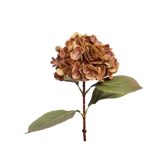 Artificial Dried Flower,Autumn Hydrangea Artificial Fall Floral Bundle for Vase Table Centerpiece,Rustic Home Decor