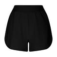 thumbnail image 6 of Lutiedan Running Shorts for Women Lightweight Elastic Low Waisted Athletic Gym Workout Shorts Summer Stretchy Yoga Casual Dolphin Shorts with Pockets, 6 of 8