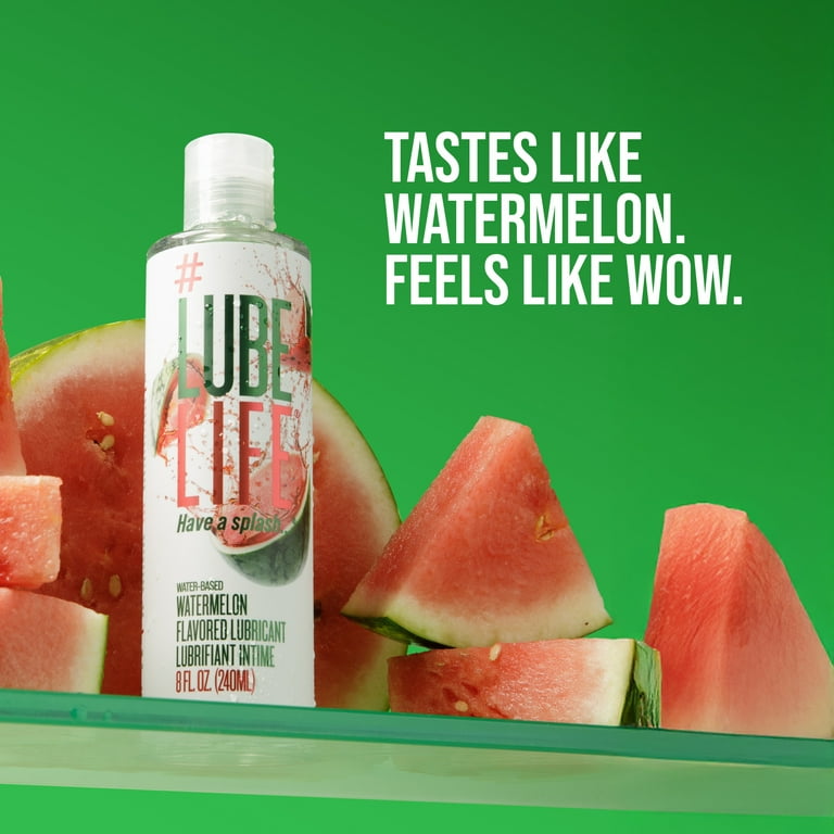 walmart flavored lubricant LUBELIFE Watermelon Flavored Lubricant For Sex, Paraben-Free Water-Based  Lube, 8 fl oz