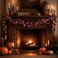 thumbnail image 7 of XGFHYJEH Halloween Decorations, Halloween Decorations Indoor, Artificial Rattan Home Window Decoration Layout Simulation Maple Leaf Rattan, 7 of 7