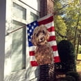 thumbnail image 2 of Carolines Treasures BB9374CHF Brun Cockapoo Patriotique Drapeau Toile Maison Taille, 2 of 4