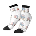 thumbnail image 2 of Bingfone Animals In Transport Design Patterned Men'S Women'S Casual Cotton Socks, 2 of 9