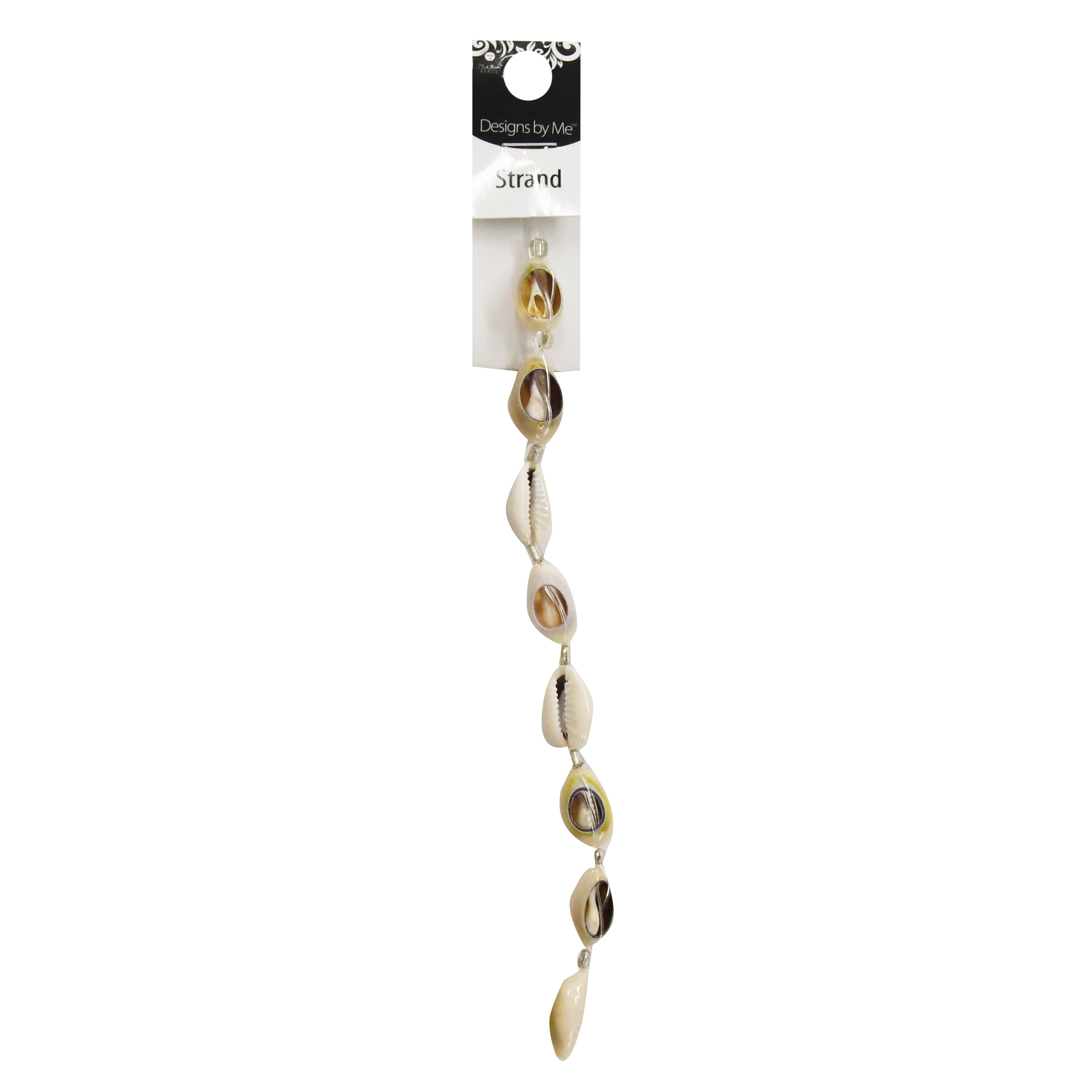 Blue Moon Beads Natural White Shell Bead Strand for Jewelry Making, 7 inches