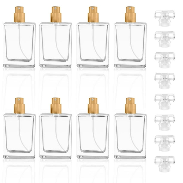 Botellas de perfume Enenes, paquete de 8 botellas de vidrio recargable de 30 ml
