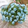 thumbnail image 5 of JeashCHAT Artificial Flowers Beautiful Artificial Silk Flowers Fake Flowers Wedding Valentines Bouquet Bridal Decor Wedding Centerpieces for Tables, Spring Patio Home Decoration Clearance, 5 of 5