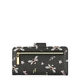 thumbnail image 4 of Time and Tru Women's Alexandra Slim Tab Wallet, Floral Bee Print, 4 of 4
