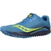 Saucony Men's Kilkenny XC8 Flat Running Shoe, Blue/Citron, 11.5 D(M) US
