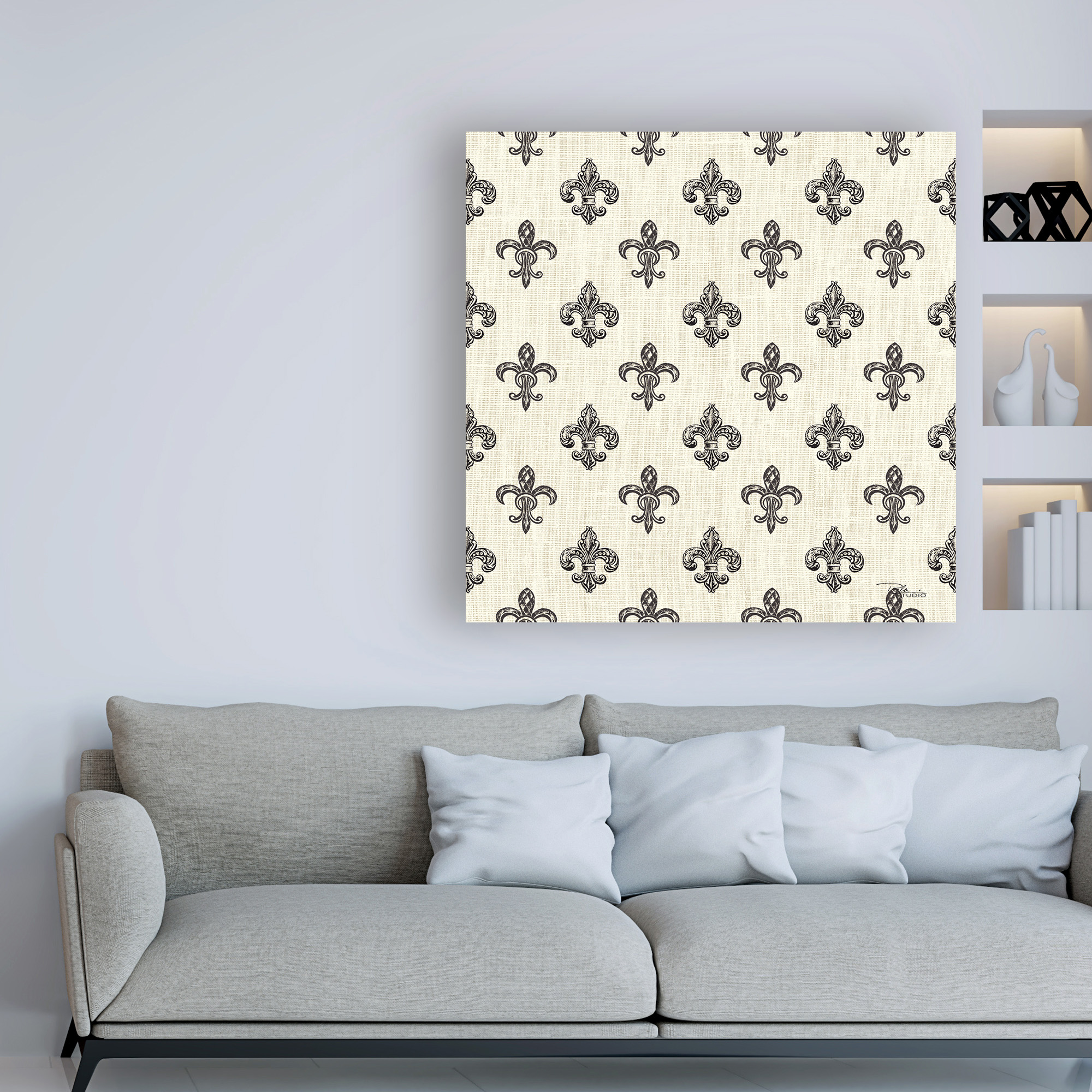Trademark Fine Art 'Paris Farmhouse Pattern IIIA' Canvas Art by Pela Studio