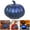 Blue-, variant on Blue Pumpkin Ornament-Halloween Decorations-Starry Night Pumpkins Timer Controlled Sparkling Starry Night Light Battery Operated Flicker Warm White Leds Halloween Decor