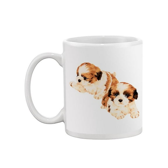Cute Puppies Mug  -Image by Shutterstock,