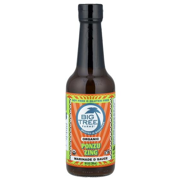 Big Tree Farms Organic Ponzu Zing, Marinade & Sauce, 10 fl oz (296 ml)