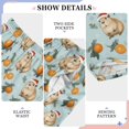 thumbnail image 4 of Wobogo Cute Cartoon Capybara Long Pajama Pants Bottoms Soft Sleepwear with Pockets, 4 of 9