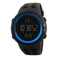 thumbnail image 1 of Reloj  Deportivo Digital Azul con Negro Malubero  Banda de goma: alemán, 1 of 3