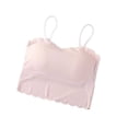 thumbnail image 5 of Purcolt Womens Summer Tank Tops Trendy Casual Ribbed Knit Scalloped Trim V Neck Spaghetti Strap Camisole Comfort Sleeveless Cropped Blouses Layering Going Out Tops, 5 of 7