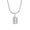 B, variant on MATROOY A-Z Women Initial Necklaces, 26 Letters Alphabet Pendant with Snake Chain-Q