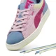 thumbnail image 4 of PU & MA Suede Squid Game 39942801 Mens Blue Synthetic Lifestyle Sneakers Shoes, 4 of 6