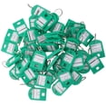 thumbnail image 3 of SEWCHICS Colored Key Chain Tags Green ABS with Writable Labels for Projects 35 Pieces Key Tags, 3 of 8