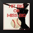 thumbnail image 2 of Popp, Grace 12x12 Black Modern Framed Museum Art Print Titled - Sports Epigram IV, 2 of 5