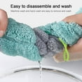 thumbnail image 5 of SPRING PARK 2Pcs Bathroom Toilet Seat Washable Soft Warmer Mat Cover Pad Cushion Cover Warm, 5 of 7