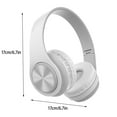 thumbnail image 3 of Werulen Cheap Bluetooth Headphones Clearance Bluetooth Headset With Microphone Wireless Headset With Mic Bluetooth 5.0 Headset 10 Hrs Working Time Noise Cancelling Bluetooth Headset, 3 of 8