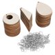 thumbnail image 1 of Pendientes de Madera, Pendientes de Madera Pendientes en de Madera, Aretes de Lágrima de Madera para El Día de Año Nuevo Día de Año Nuevo, 1 of 7