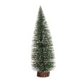 thumbnail image 5 of Kearding 1 pieza Mini árbol de Navidad de pino flocado teñido cedro blanco adornos de escritorio DIY accesorios de tiro escena decoración de verde 20*9cm 2piezas Kearding CBP038835, 5 of 5