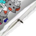 thumbnail image 4 of HAHDAXIA Cats Kitten Bedding Solid Comforter Set for All Seasons,3 Pieces(1 Comforter+2 Pillowcases),Soft Microfiber Bedding Set King(90"x90"), 4 of 7
