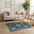 thumbnail image 3 of ODIKA 4'x6' Washable Area Rug Pet Friendly, Non-Shedding Entryway Vintage Motif Distressed Door Geometric for Bedroom, Reading Nook, 3 of 7