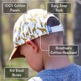thumbnail image 4 of JAN & JUL Girls Ponytail Baseball Hat for Toddler and Baby (Strawberry, 6-24 Months), 4 of 5