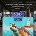 thumbnail image 3 of High Precision Body Weight Scale Smart Bathroom Scales with Large LCD Display(400lbs),Decorative for Bedroom-Colorful Cartoon Sea Turtle Swimming In The Ocean, 3 of 4