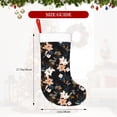 thumbnail image 3 of Cauagu Lilies Flowers for Christmas Stockings,1-Pack Large Xmas Stocking Holiday and Farmhouse Stocking Fit for Christmas Holiday Party Decoration(17.7*11 Inch), 3 of 7