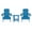 Blue, variant on Flash Furniture Charlestown 3-Piece Poly Resin Wood Adirondack Chair and Side Table Set, Red