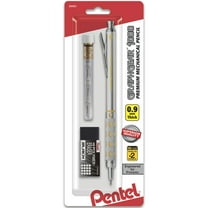Pentel GraphGear 1000 Drafting Pencil (0.9mm), Eraser Refills, 1pk