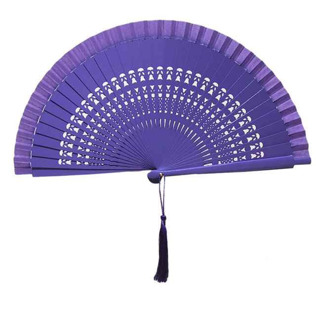 CSChome Handheld Fan Portable Folding Hand Chinese Style Decorative Dancing Wedding Party Accessories