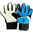 thumbnail image 1 of Gants de Gardien Jeunesse Antidérapants Gants de Gardien de Soccer pour Enfants Bleu, 1 of 9