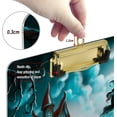 thumbnail image 4 of FMSHPON Halloween Mystery Witch Graveyard Castle Clipboard Hardboard Wood Nursing Clip Board and Pull for Standard A4 Letter 13x9 inches, 4 of 5