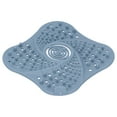 thumbnail image 2 of Sink Strainer, Blue With Suction Cups Anti-blocking Drain Hair Catcher, For Bathtub Kitchen Shower Washing Machine, 2 of 8