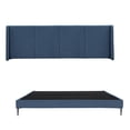 thumbnail image 1 of Box Base Cama Slim King Size + Cabecera Milan Azul, 1 of 8