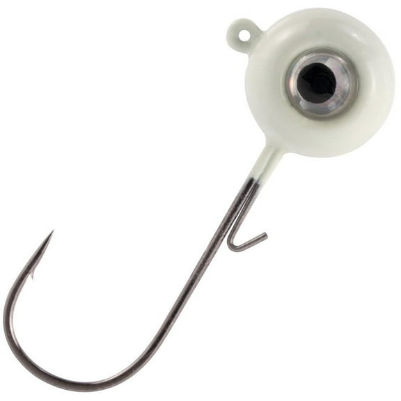 Dr.Fish 10 Pack 3D Eye Fishing Jig Heads Freshwater Fishing Jigs for Bass Walleye Crappie Round Ball Jig Heads Swimbait Jigs Trout