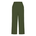 thumbnail image 4 of Lmnyox Wide Leg Sweatpants for Women Soft Elastic Waist Lounge Pants with Pocket Loose Casual Pants, 4 of 6