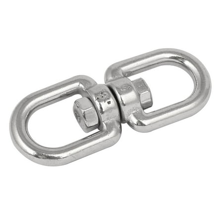 Shackle Hook - M6 304 Stainless Steel Eye to eye Swivel Eye Hook Shackle Connector
