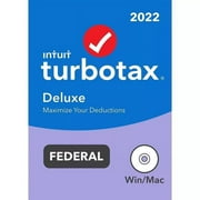 TurboTax Deluxe Fed 2022 (Physical Disc)