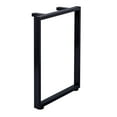 thumbnail image 4 of Hirsh 60"x24" Open Metal Desk Commercial/Home Office Black/Pewter (Charcoal), 4 of 7