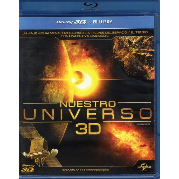 Nuestro Universo Lb Films Blu-ray 3d + Blu-ray Universal Blu Ray 3D + Blu Ray