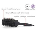 thumbnail image 5 of Perfehair Large Ceramic Round Brush for Blow Drying, 2.9 Inch Ionic Thermal Barrel Hairbrush for Women Blowout, Styling, Curling, Smoothing, Straightening Medium to Long Wavy or Curly Hair, 5 of 10