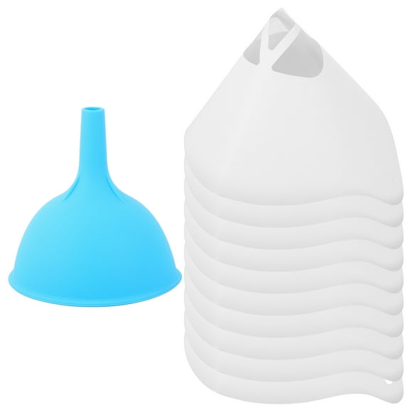 Homoyoyo 100Pcs 3D Printer Resin Paper Filter with Silicone Funnel for Photosensitive Resin Filtration