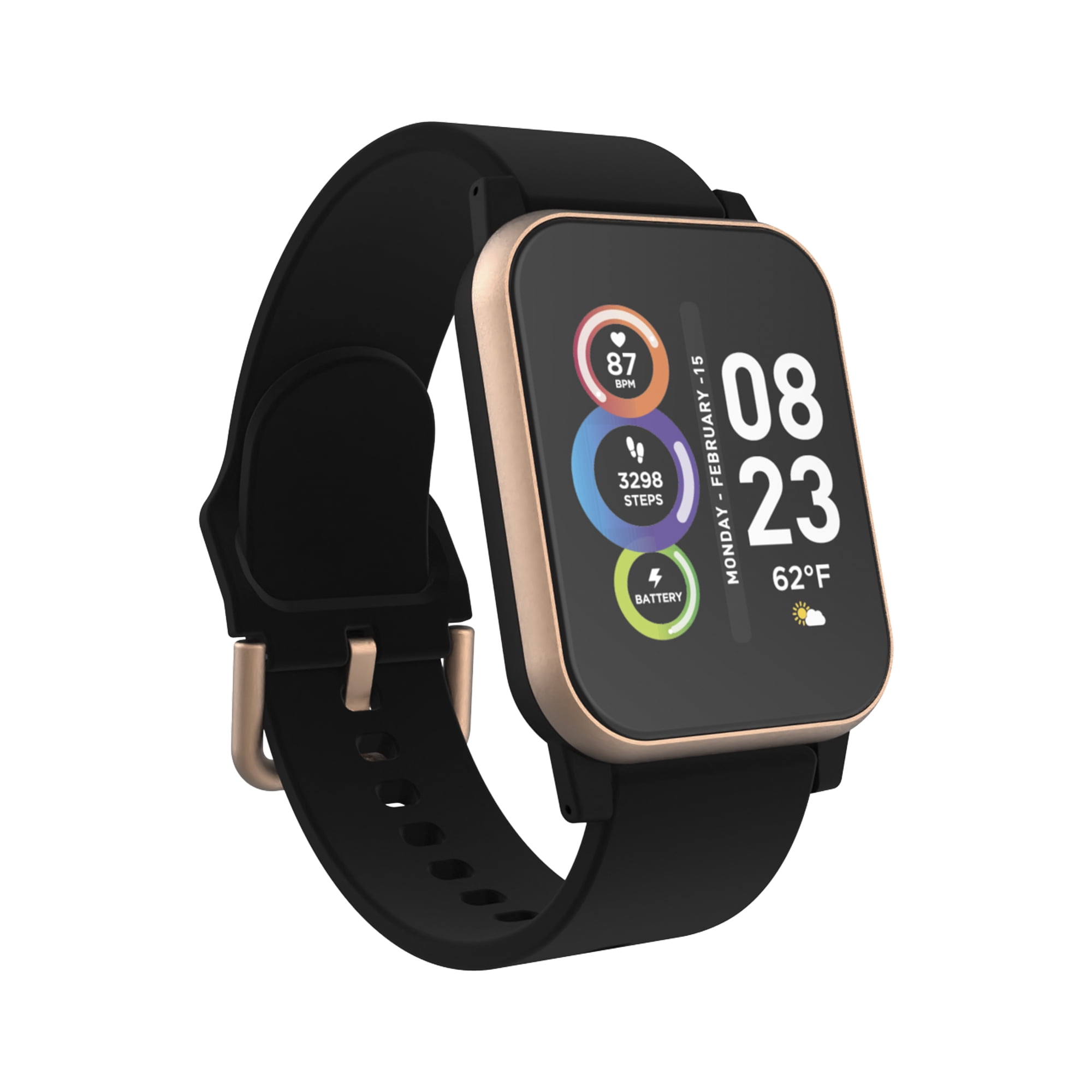 iTech Smartwatch W/multi-sport Blkrgd Silicone