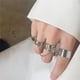 thumbnail image 5 of Punk Cool Hip Pop Anillos Anillo De Apertura Cuatro Anillos De Dedo De Cadena Abierta Para Amigos Monstrate AP005767-00, 5 of 6
