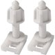 thumbnail image 1 of Tornillos y tuercas para asiento de inodoro Htppzjr, plástico blanco, 2 piezas, 1 of 7